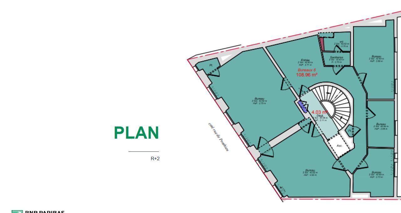 Bureau Paris 432m² Location bureau Paris OLBUR2532702 0